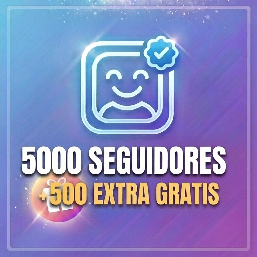 👥5,000 SEGUIDORES INSTAGRAM (+500 EXTRA)🎁
