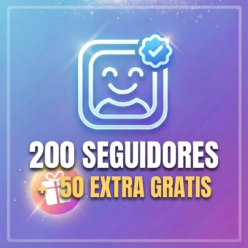 👥200 SEGUIDORES INSTAGRAM (+50 EXTRA)🎁